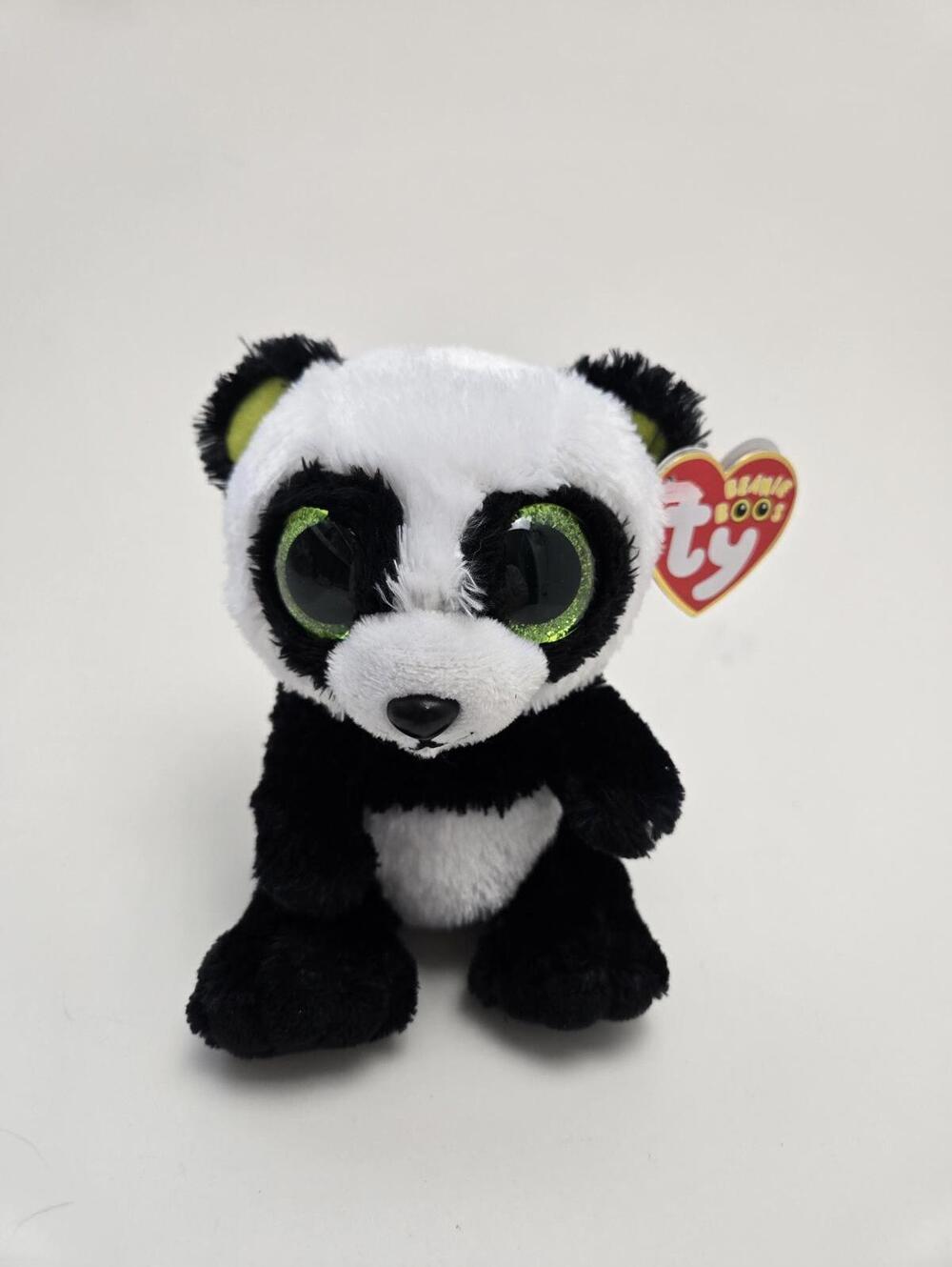 Ty Beanie Boo “Bamboo” the Panda - Writing in Tag, See Photo (6 inch)